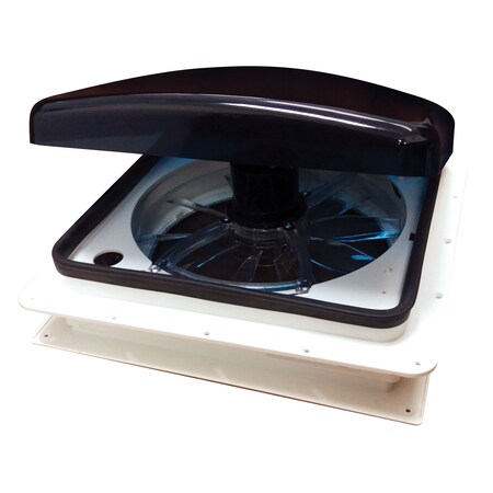 Hengs Heng's 74112V-G4 Standard Mount Universal Vent, 12 Volt Fan - Smoke SV4112-G4